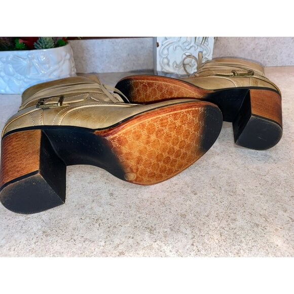 New Bianca Ankle Boot from VINTAGE 93 Tan Size 7.5 - Picture 7 of 11